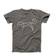 Picasso Fox Line Sketch T-shirt - Greatest Artists - Harvey Ltd