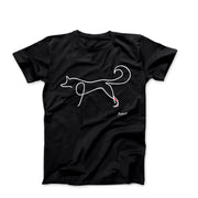 Picasso Fox Line Sketch T-shirt - Greatest Artists - Harvey Ltd