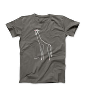Picasso Giraffe Line Sketch T-shirt - Greatest Artists - Harvey Ltd