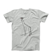 Picasso Giraffe Line Sketch T-shirt - Greatest Artists - Harvey Ltd