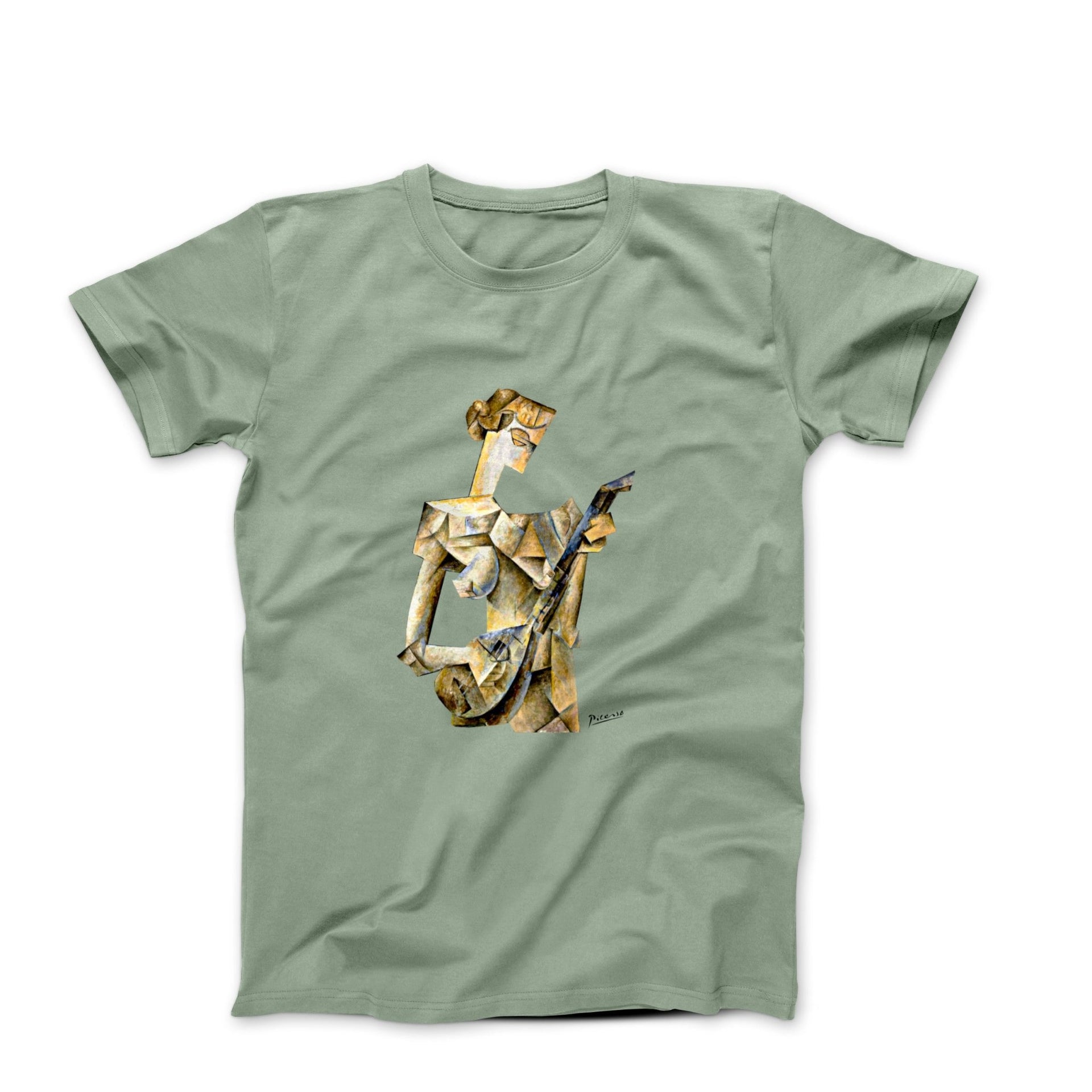 Picasso Girl with a Mandolin Art T-shirt - Greatest Artists - Harvey Ltd