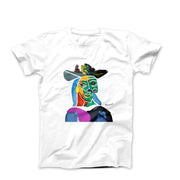 Picasso Head of a Woman With Red Ribbon (1939) Art T-shirt - Greatest Artists - Harvey Ltd