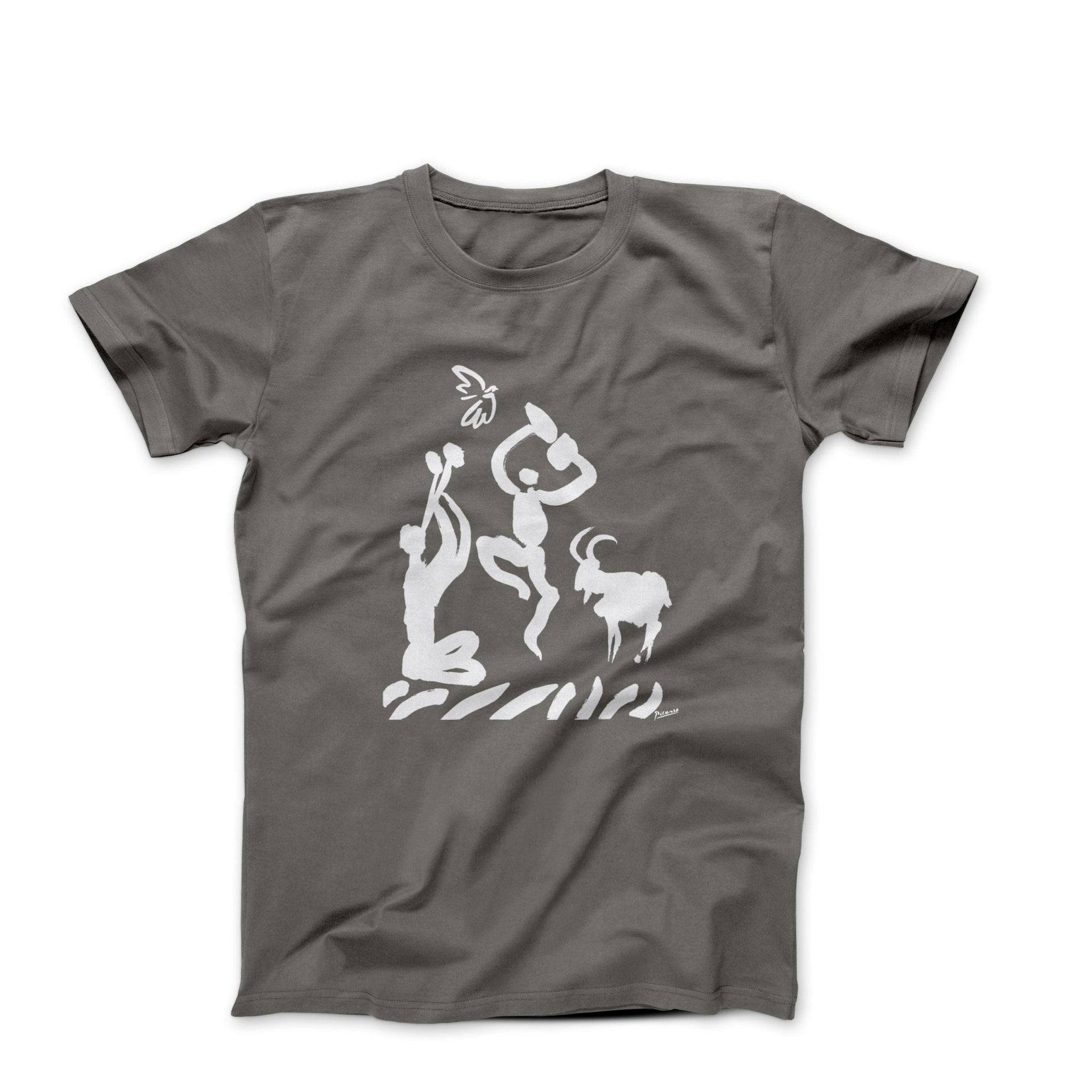 Picasso Joueur de Flute (Flute Player) 1959 T-shirt - Greatest Artists - Harvey Ltd