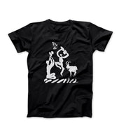Picasso Joueur de Flute (Flute Player) 1959 T-shirt - Greatest Artists - Harvey Ltd