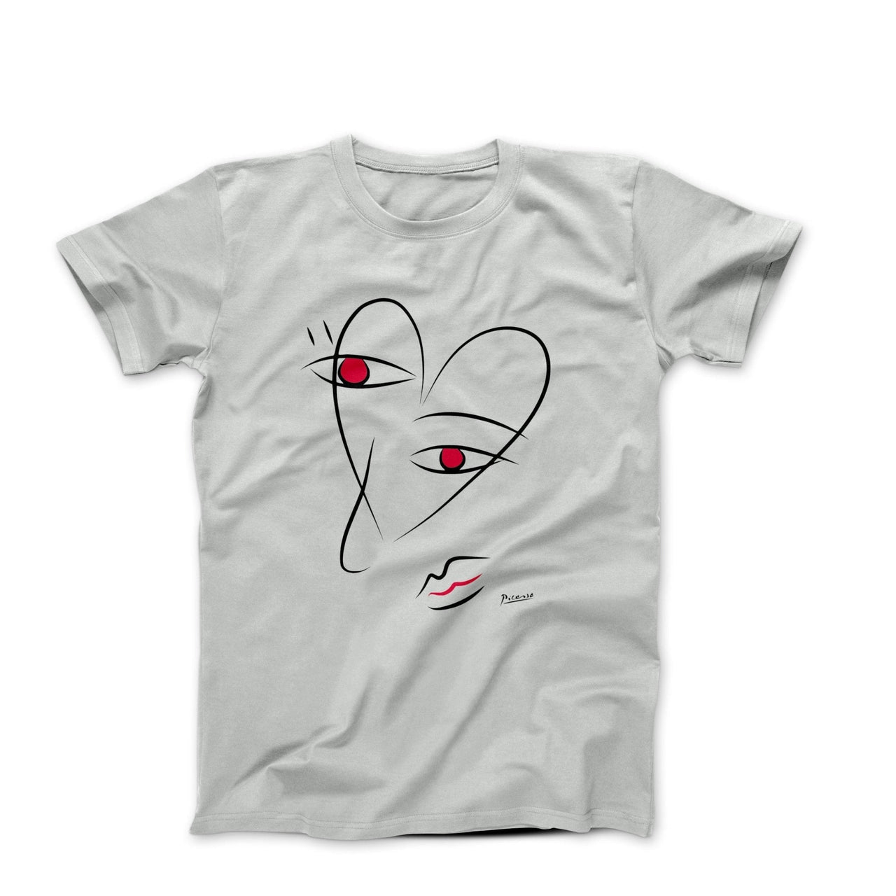 Picasso Ladies of Avignon Line Drawing T-shirt - Greatest Artists - Harvey Ltd