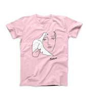 Picasso Peace (Dove and Face) Artwork T-Shirt - Greatest Artists - Harvey Ltd
