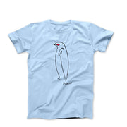 Picasso Penguin Line Sketch T-shirt - Greatest Artists - Harvey Ltd