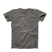 Picasso Puppy Line Sketch T-shirt - Greatest Artists - Harvey Ltd