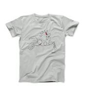 Picasso Stallion Line Sketch T-shirt - Greatest Artists - Harvey Ltd