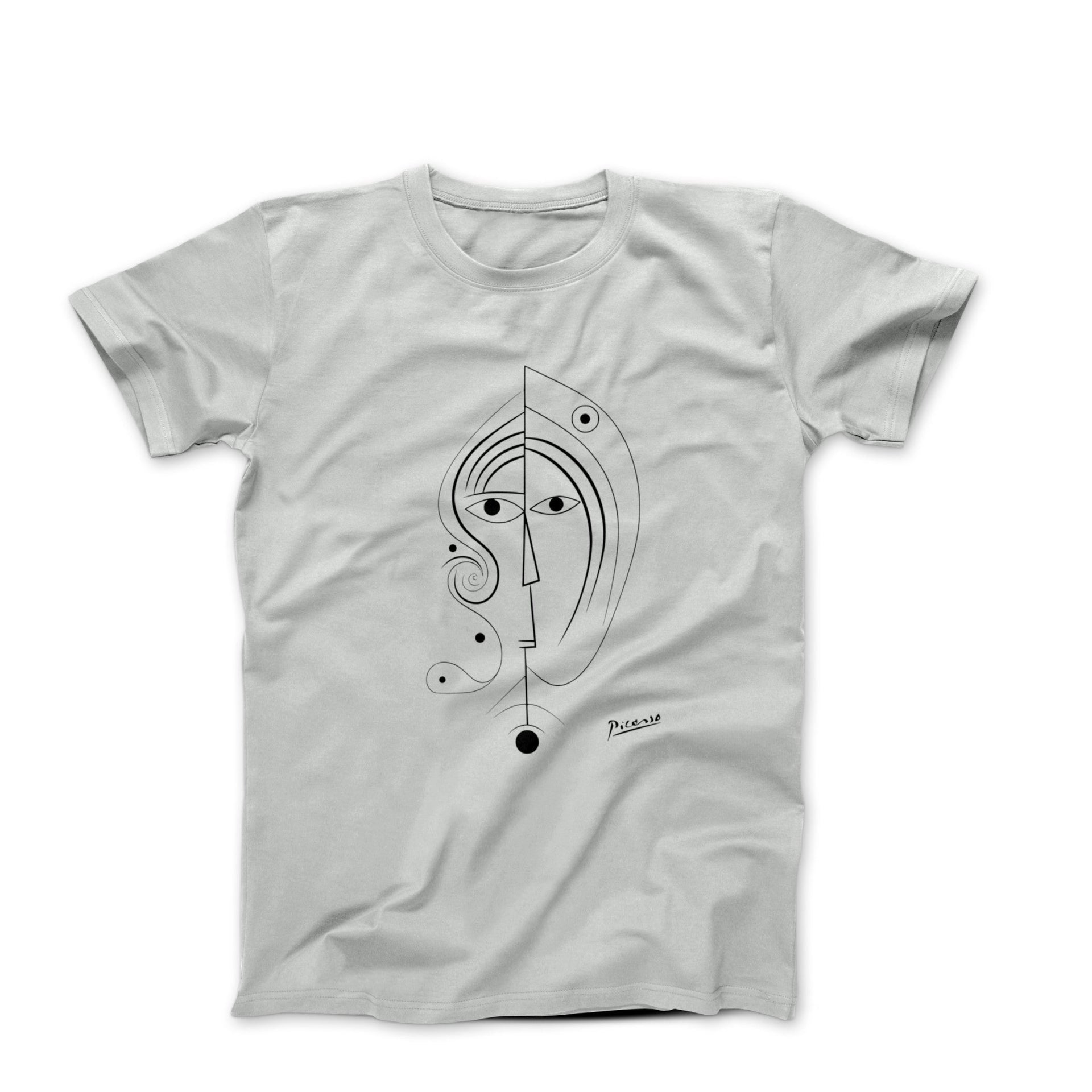 Picasso Surreal Faceless Face Art T-shirt - Greatest Artists - Harvey Ltd