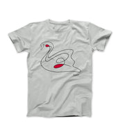 Picasso Swan Line Sketch T-shirt - Greatest Artists - Harvey Ltd