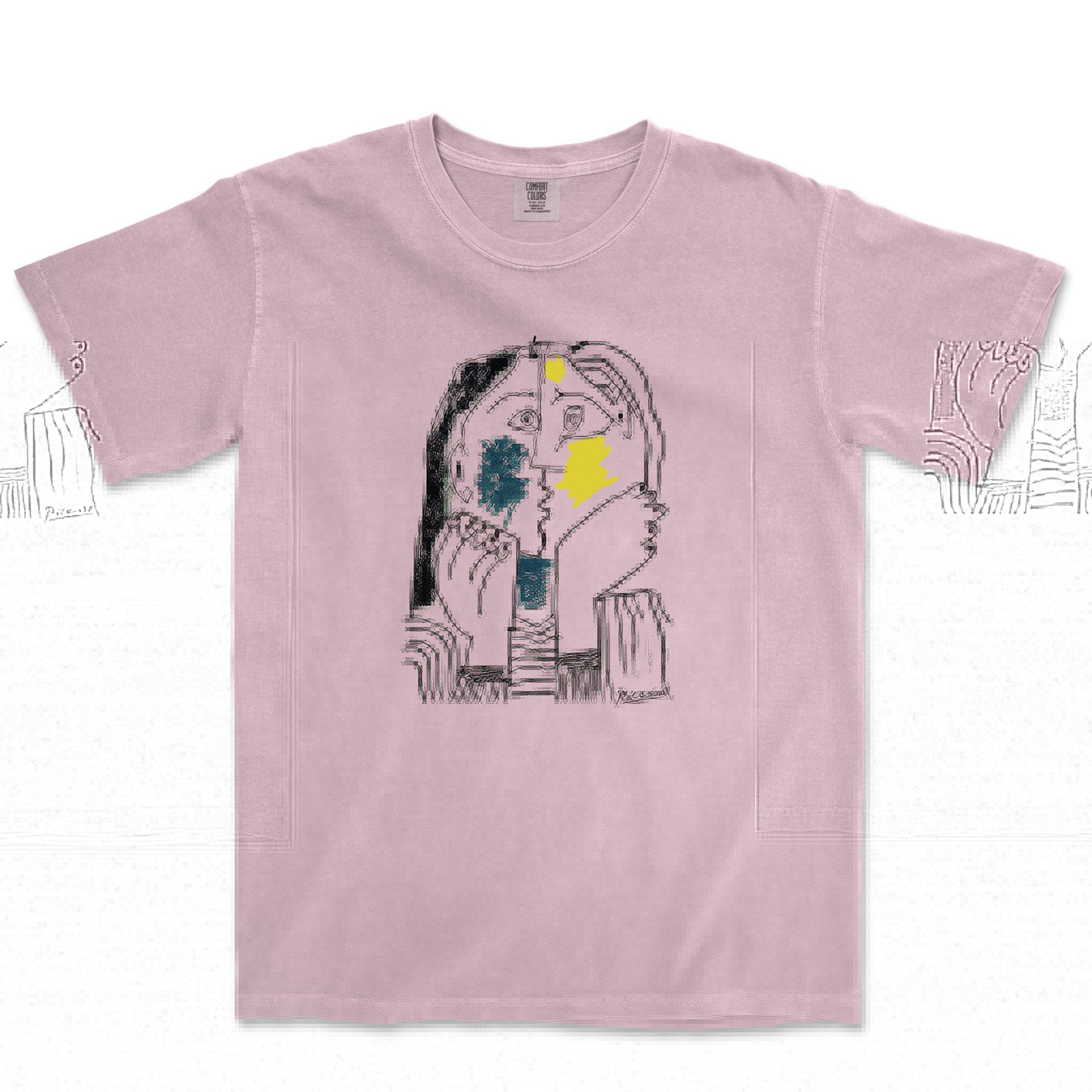 Picasso the Kiss Garment - Dyed T-Shirt - Greatest Artists - Harvey Ltd