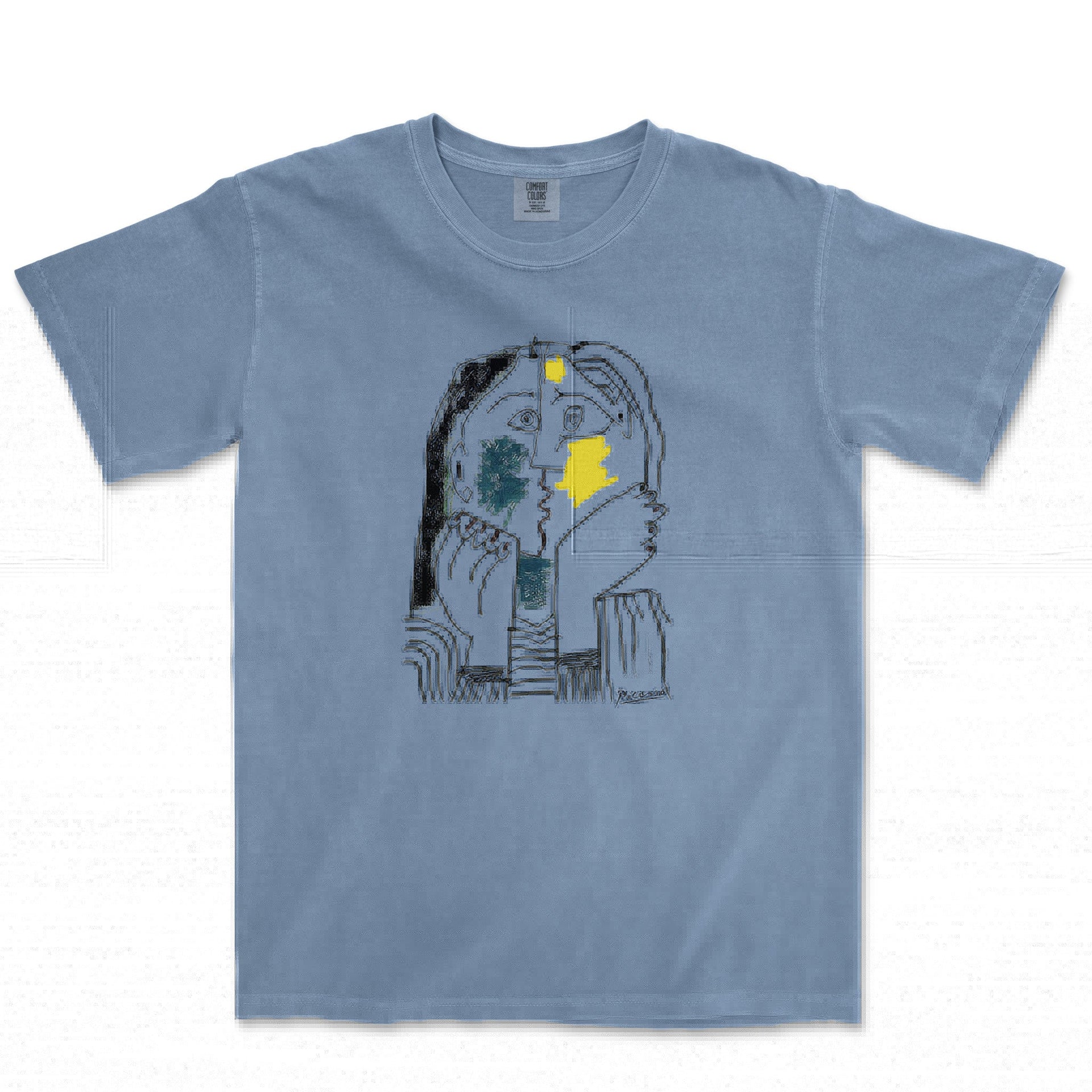 Picasso the Kiss Garment - Dyed T-Shirt - Greatest Artists - Harvey Ltd