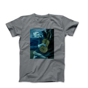 Picasso The Old Guitarist (1904) Artwork T-shirt - Greatest Artists - Harvey Ltd