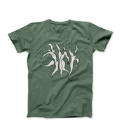 Picasso Three Dancers (1925) Line Drawing T-shirt - Greatest Artists - Harvey Ltd