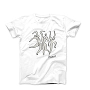 Picasso Three Dancers (1925) Line Drawing T-shirt - Greatest Artists - Harvey Ltd