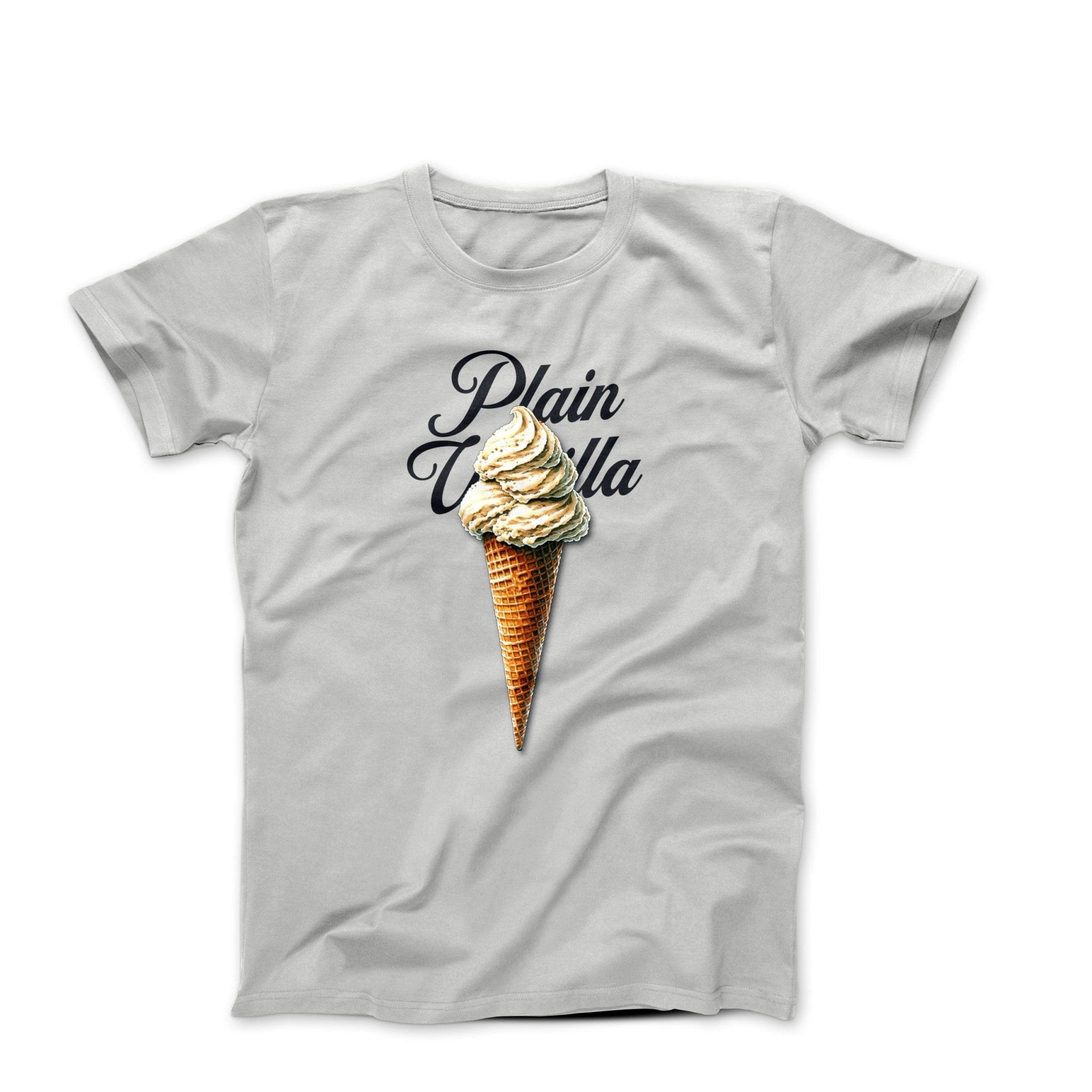 Plain Vanilla Ice Cream Cone Illustration T-shirt - Humorous, Lifestyle & Others - Harvey Ltd