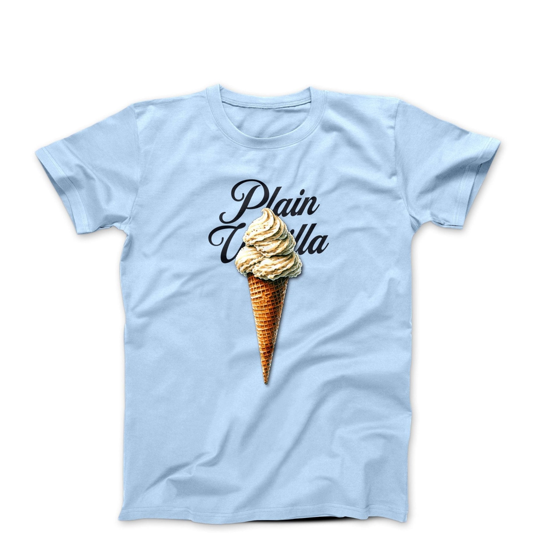 Plain Vanilla Ice Cream Cone Illustration T-shirt - Humorous, Lifestyle & Others - Harvey Ltd