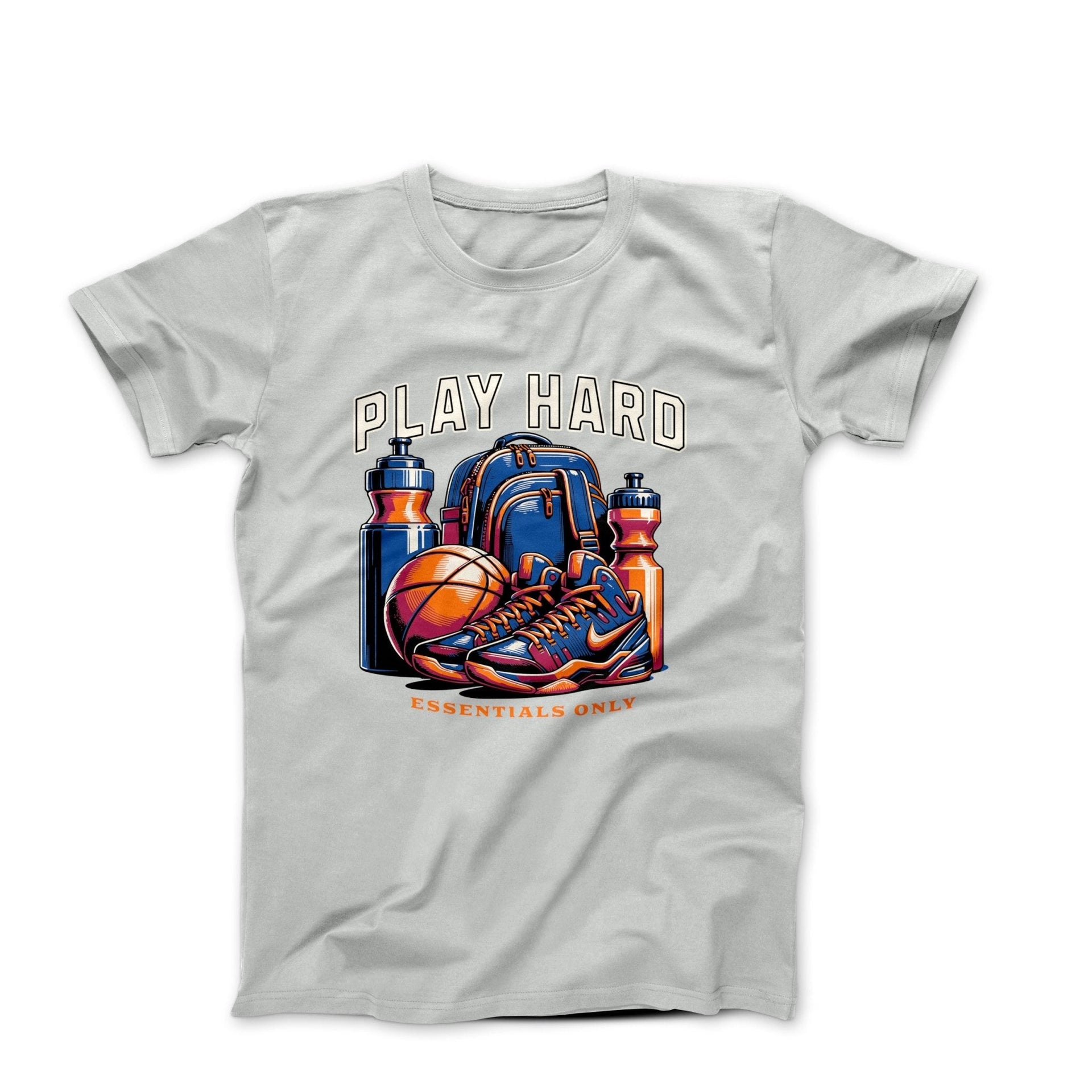 Play Hard, Essentials Only Illustration T-shirt - Relationships & Well - Being - Harvey Ltd