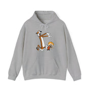 Playing Zombies Illustration Hoodie - Comics, Movies & Music - Harvey Ltd