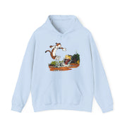 Puddle Splashing Illustration Hoodie - Comics, Movies & Music - Harvey Ltd