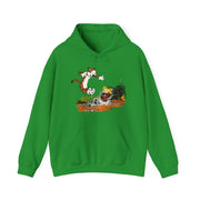 Puddle Splashing Illustration Hoodie - Comics, Movies & Music - Harvey Ltd