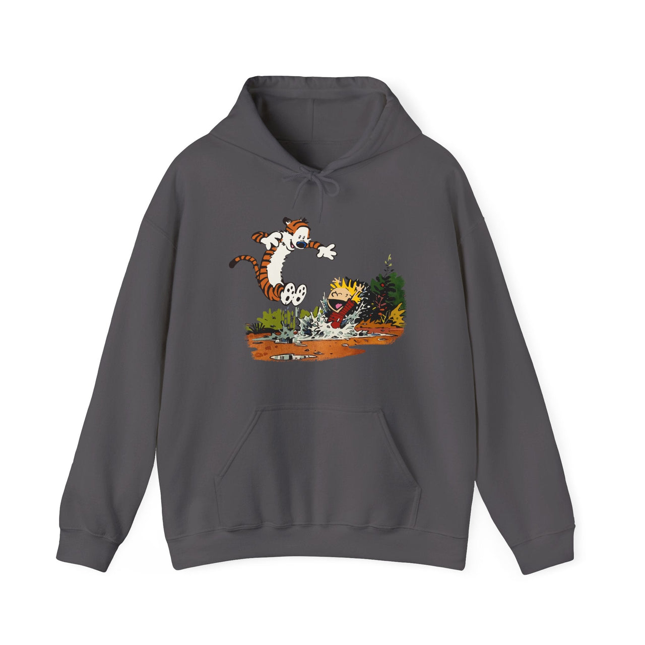 Puddle Splashing Illustration Hoodie - Comics, Movies & Music - Harvey Ltd