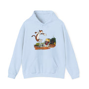 Puddle Splashing Illustration Hoodie - Comics, Movies & Music - Harvey Ltd