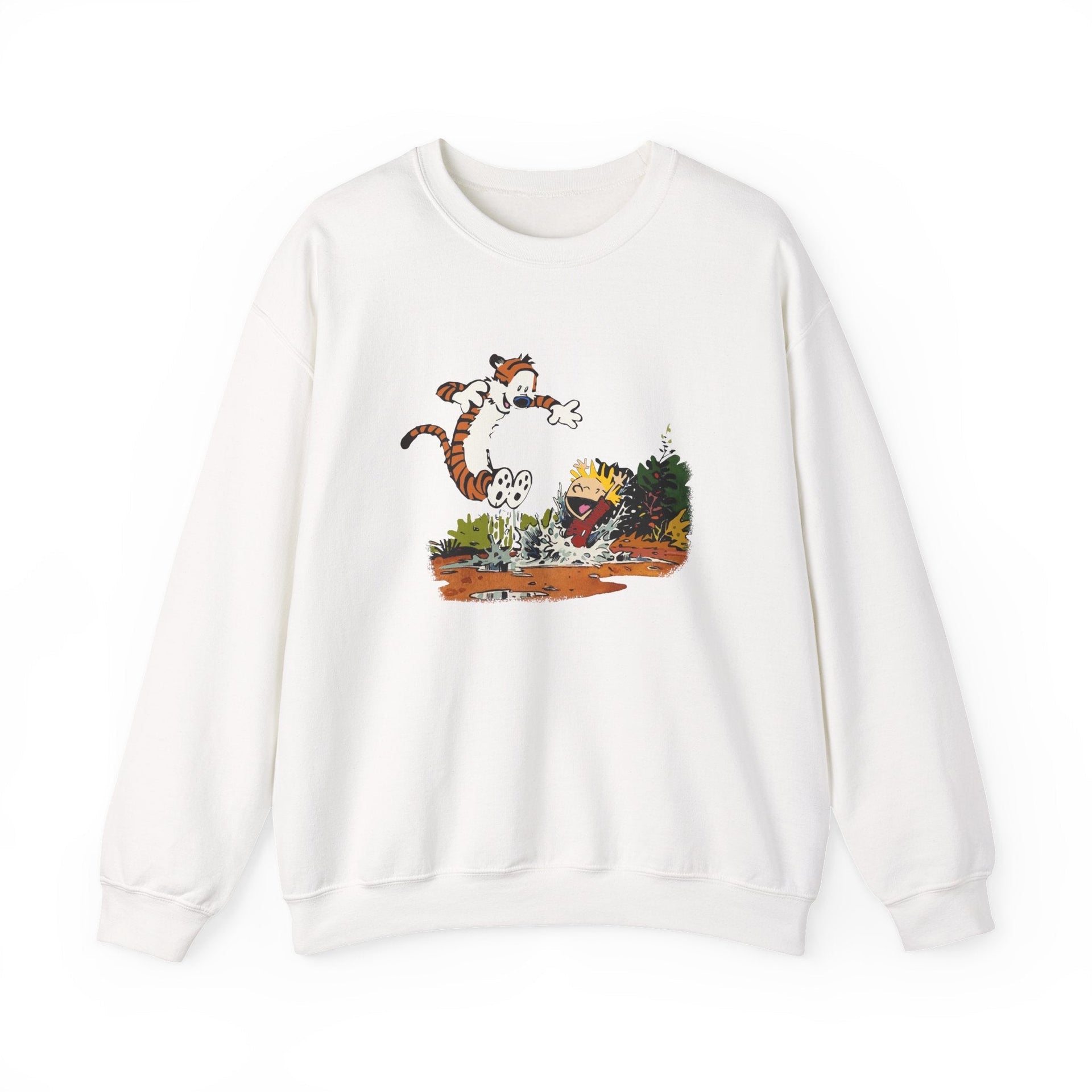 Puddle Splashing Illustration Sweatshirt - Comics, Movies & Music - Harvey Ltd