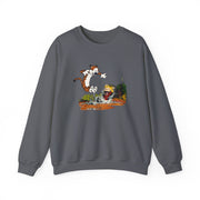 Puddle Splashing Illustration Sweatshirt - Comics, Movies & Music - Harvey Ltd