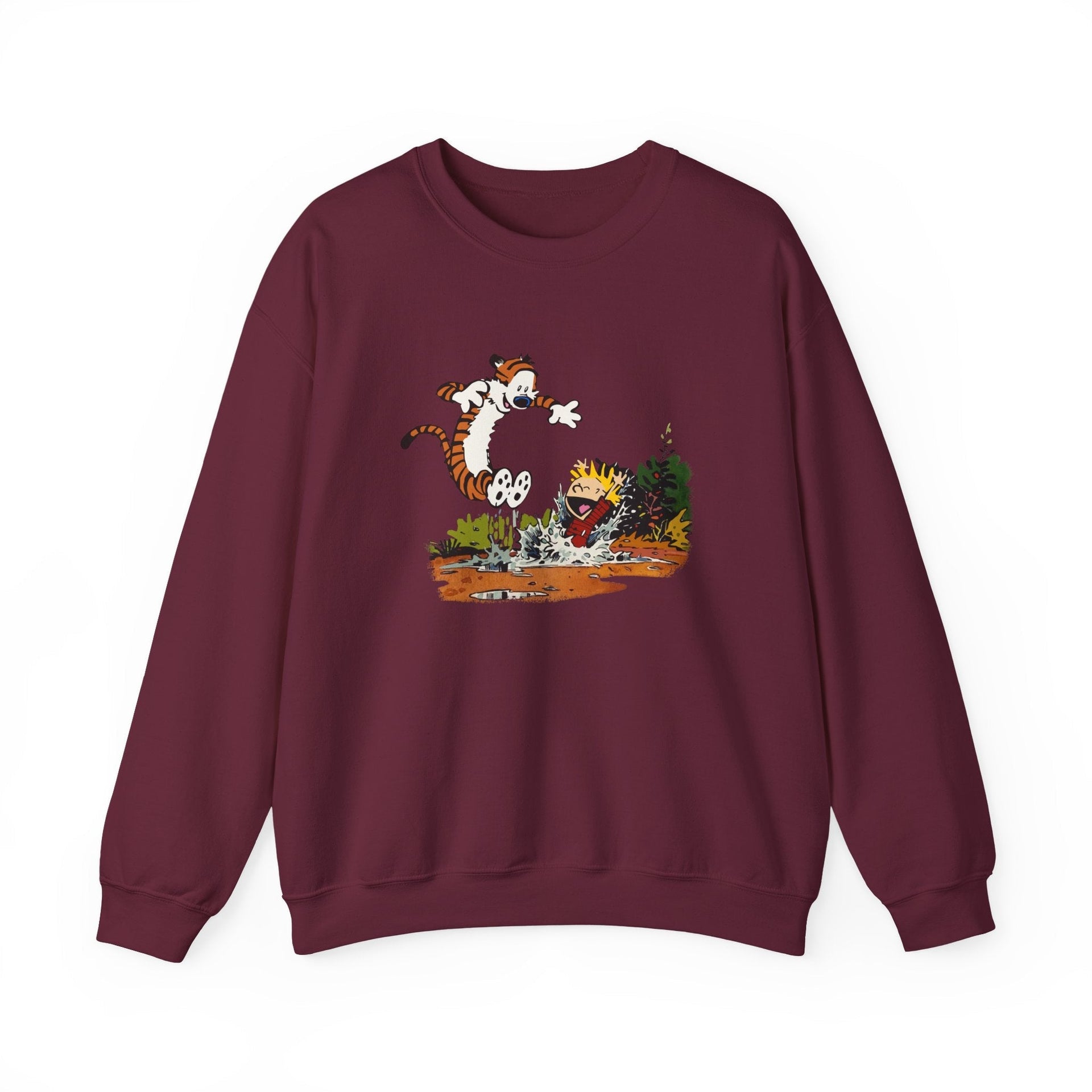 Puddle Splashing Illustration Sweatshirt - Comics, Movies & Music - Harvey Ltd