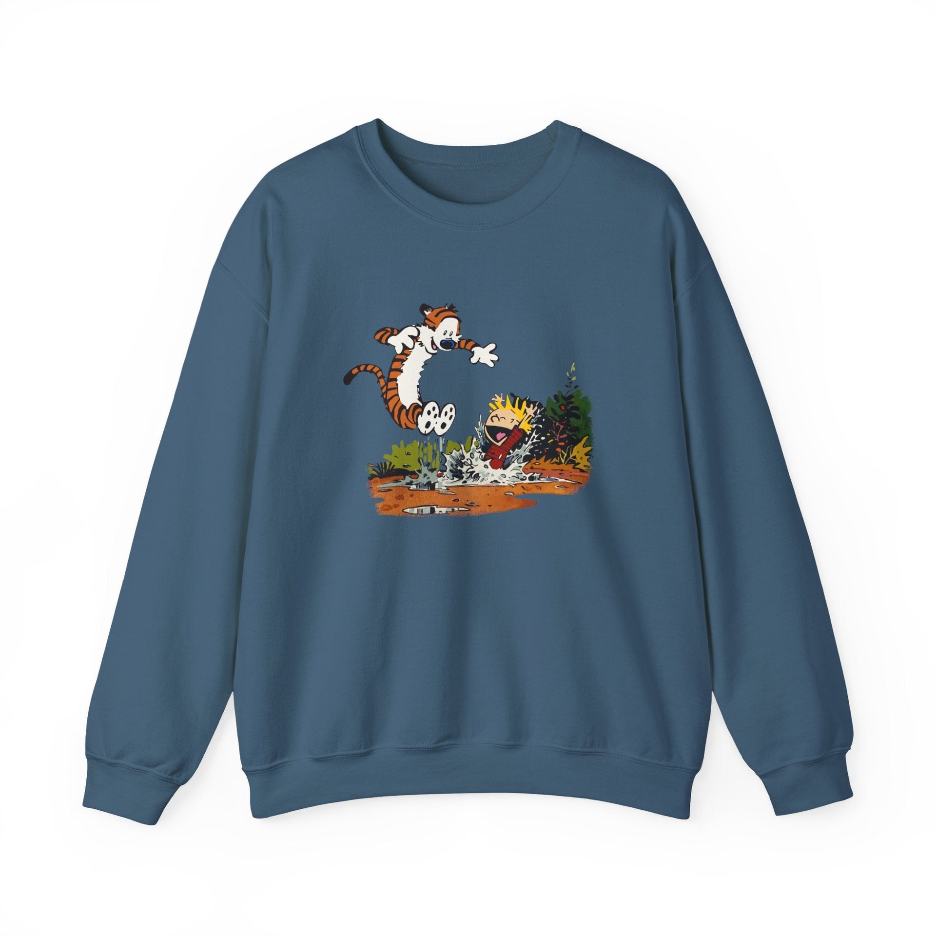 Puddle Splashing Illustration Sweatshirt - Comics, Movies & Music - Harvey Ltd