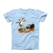 Puddle Splashing Illustration T-shirt - Comics, Movies & Music - Harvey Ltd