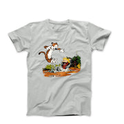 Puddle Splashing Illustration T-shirt - Comics, Movies & Music - Harvey Ltd