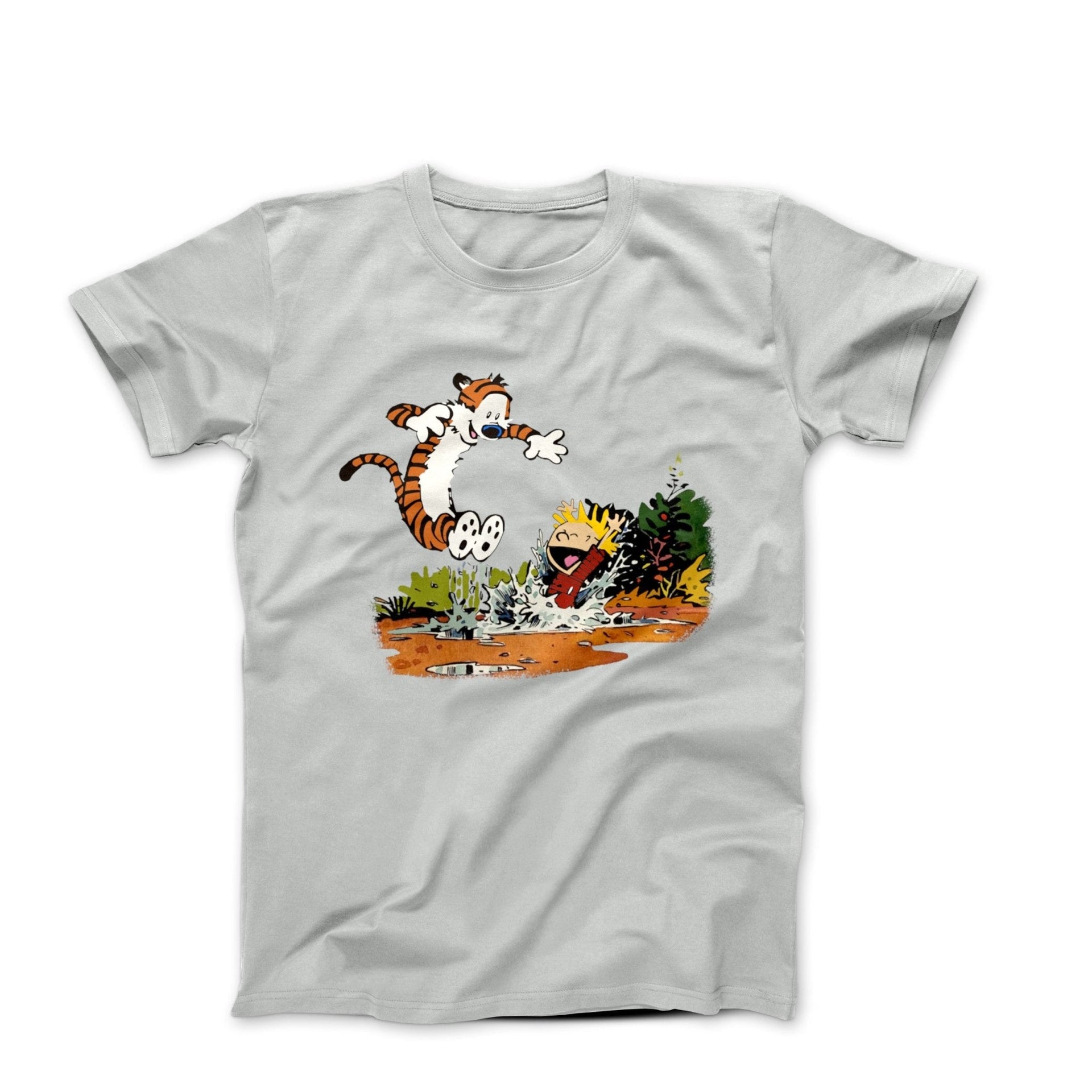 Puddle Splashing Illustration T-shirt - Comics, Movies & Music - Harvey Ltd