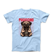 Pug Dog Cappuccino Illustration T-shirt - Pets & Animals - Harvey Ltd