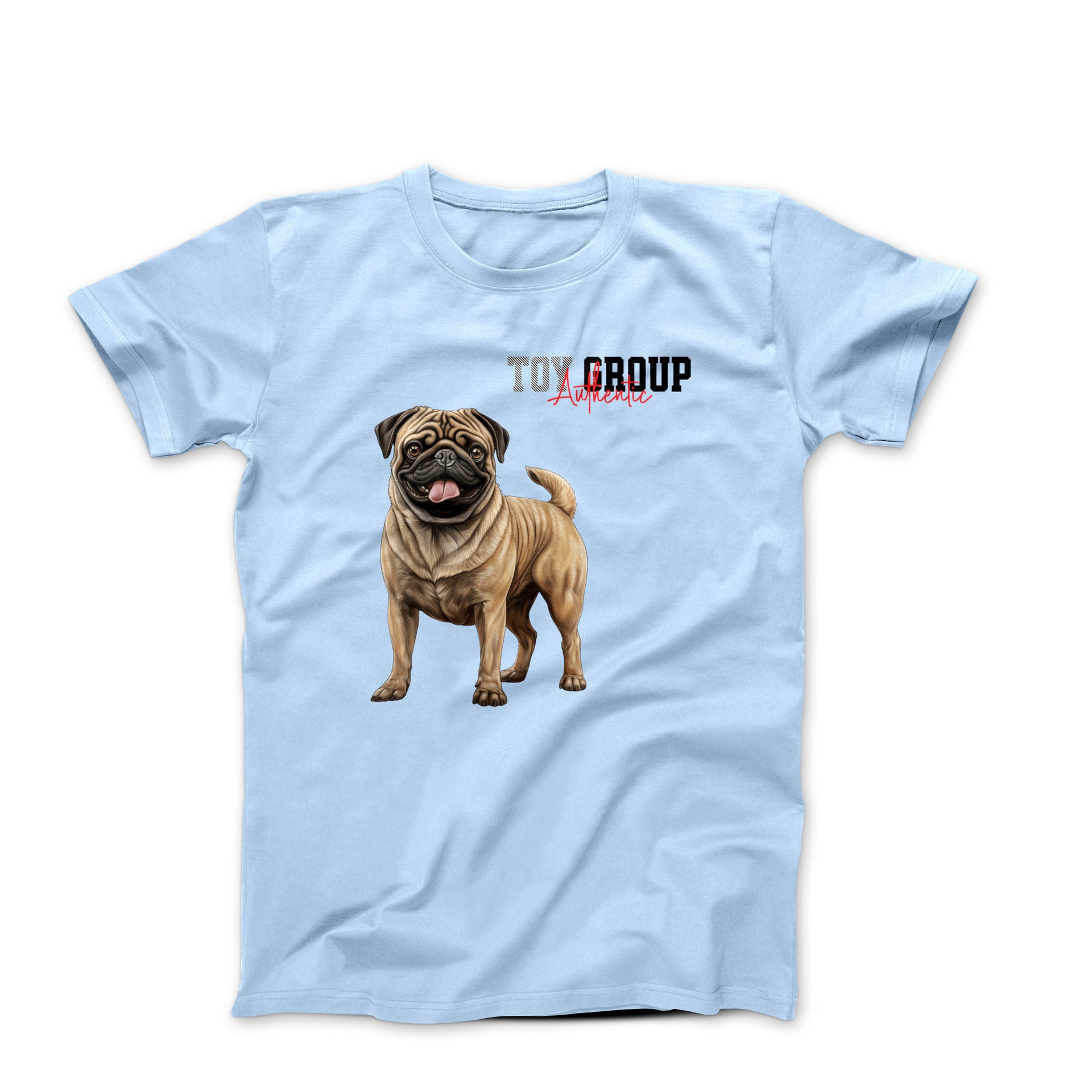 Pug Illustration T-shirt - Pets - Harvey Ltd