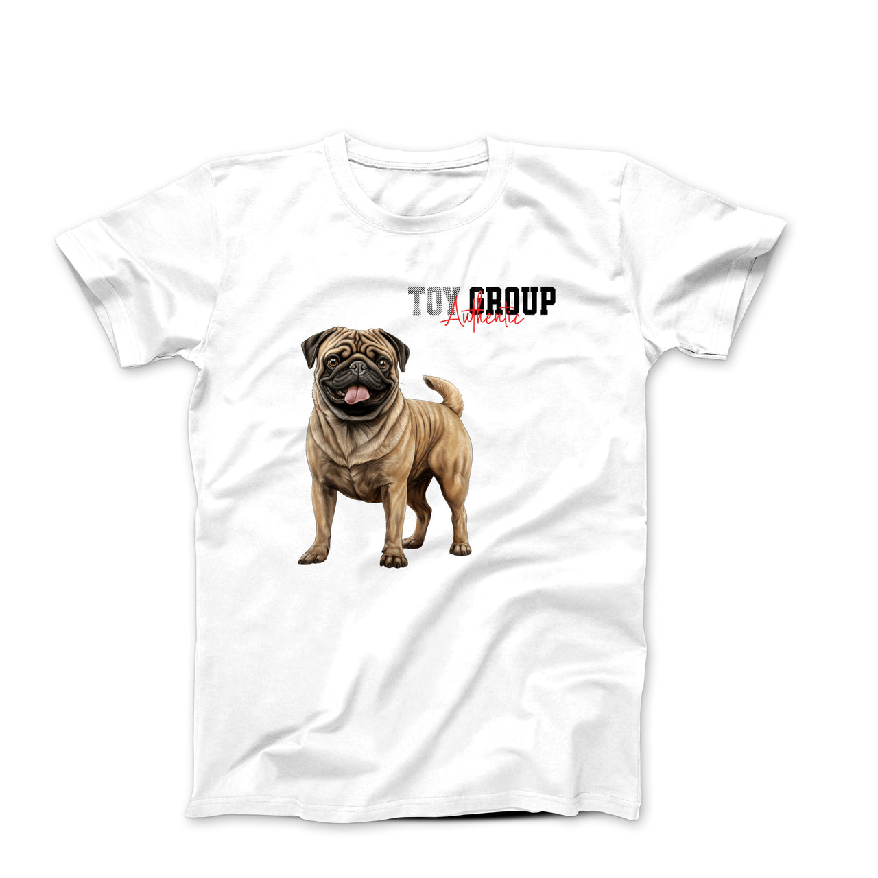 Pug Illustration T-shirt - Pets - Harvey Ltd