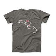 Picasso The Rabbits Line Drawing T-shirt - Greatest Artists - Harvey Ltd