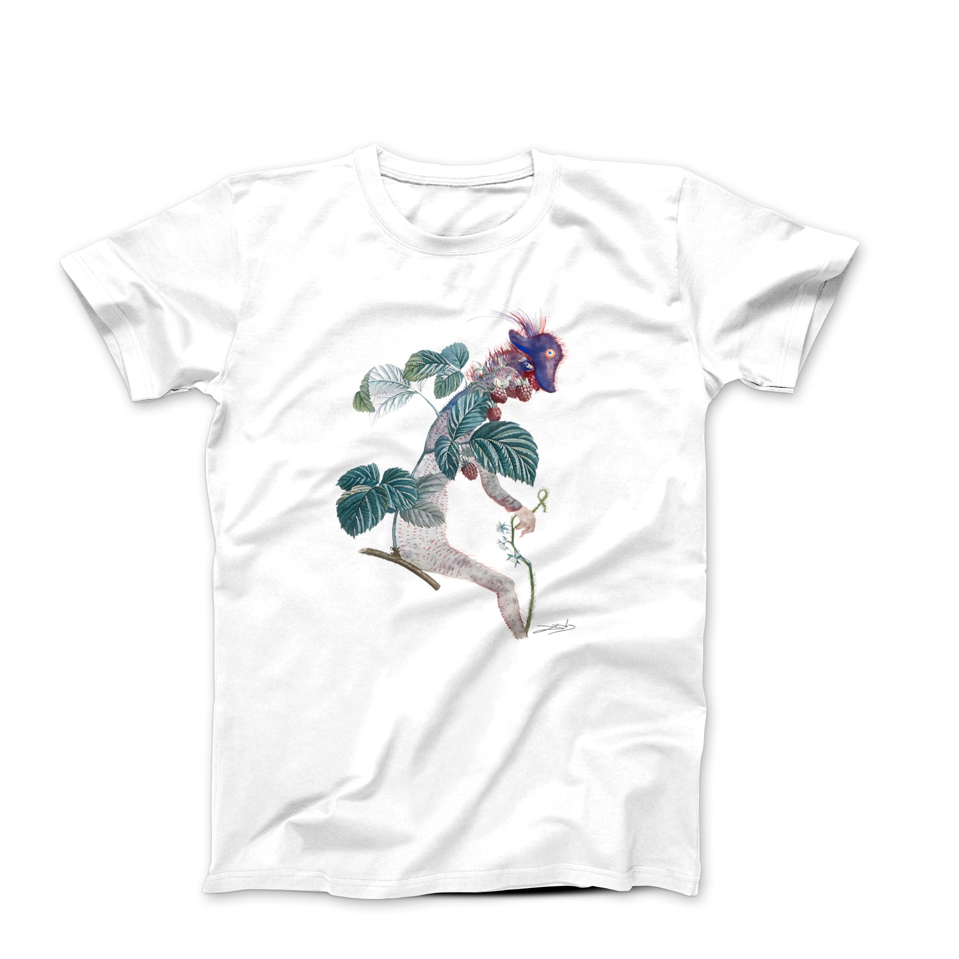 Dali Raspberry Bush (1969) Artwork T-shirt - Greatest Artists - Harvey Ltd