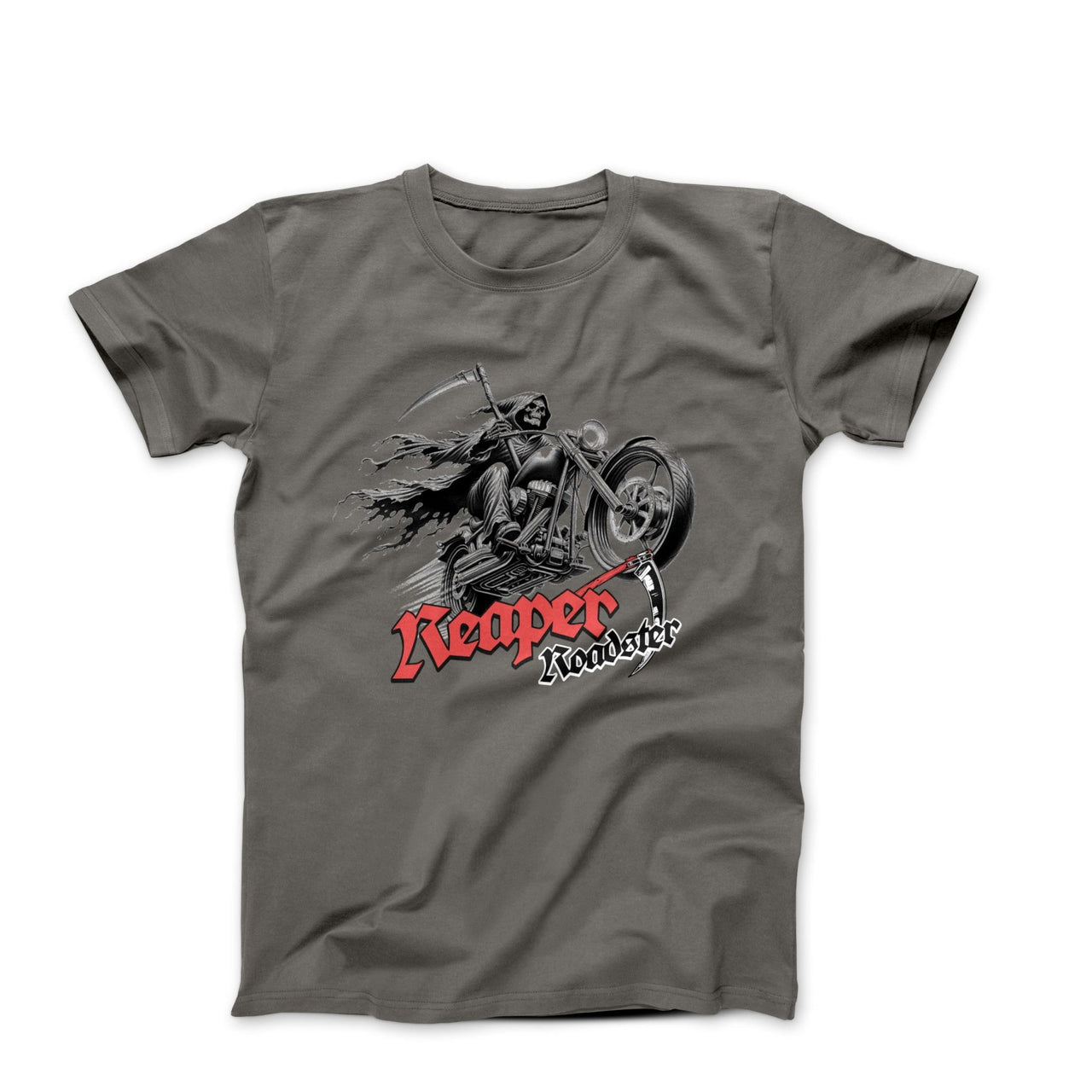 Reaper Roadster Illustration T-shirt - Cars, Trucks & Cycles - Harvey Ltd