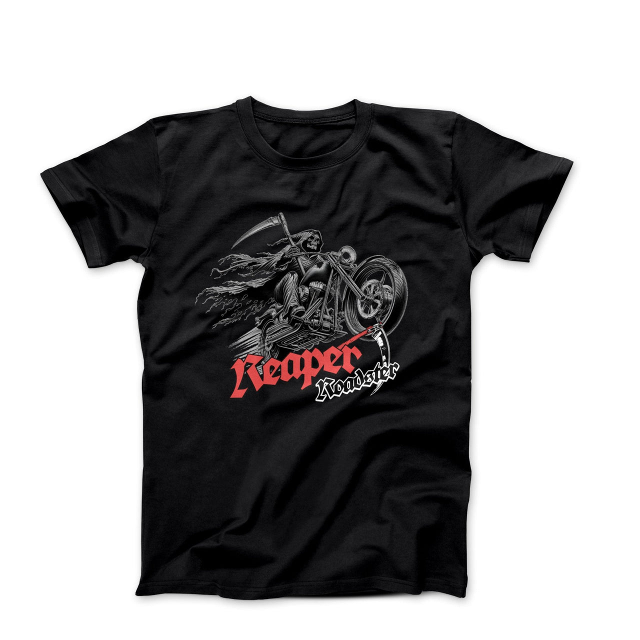 Reaper Roadster Illustration T-shirt - Cars, Trucks & Cycles - Harvey Ltd