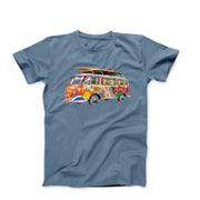 Retro Surf Bus Graphic T - shirt - Clothing - Harvey Ltd