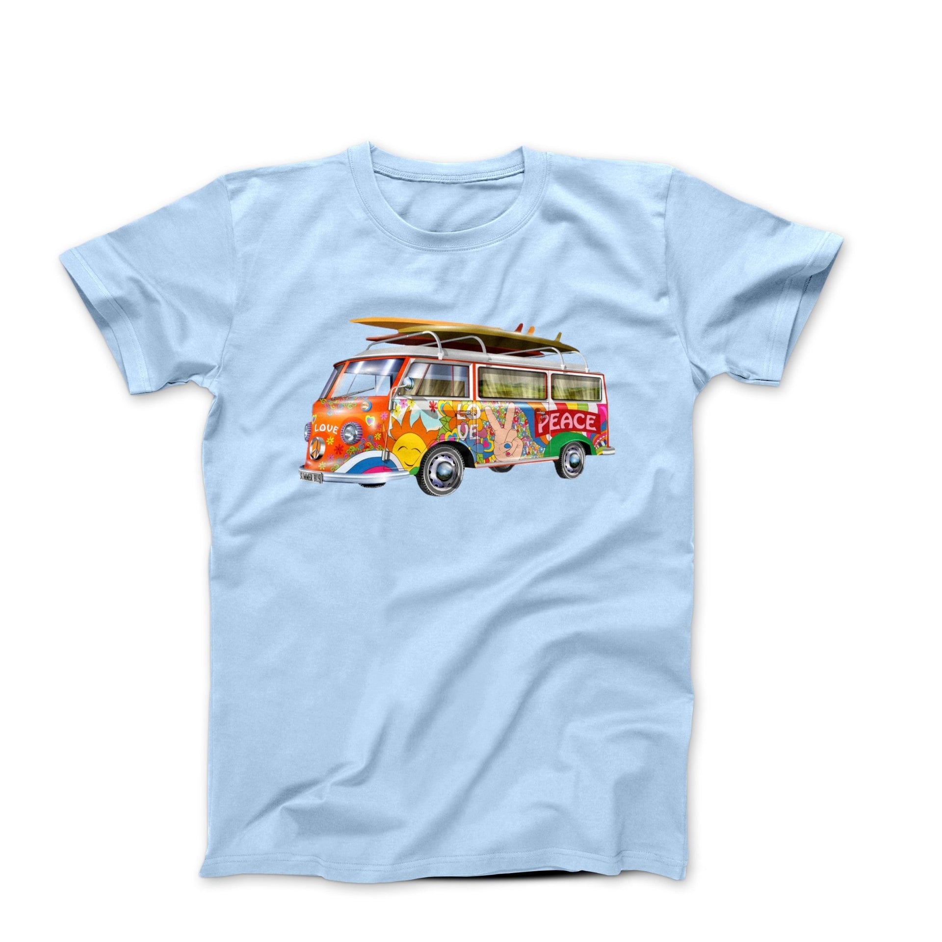 Retro Surf Bus Graphic T - shirt - Clothing - Harvey Ltd