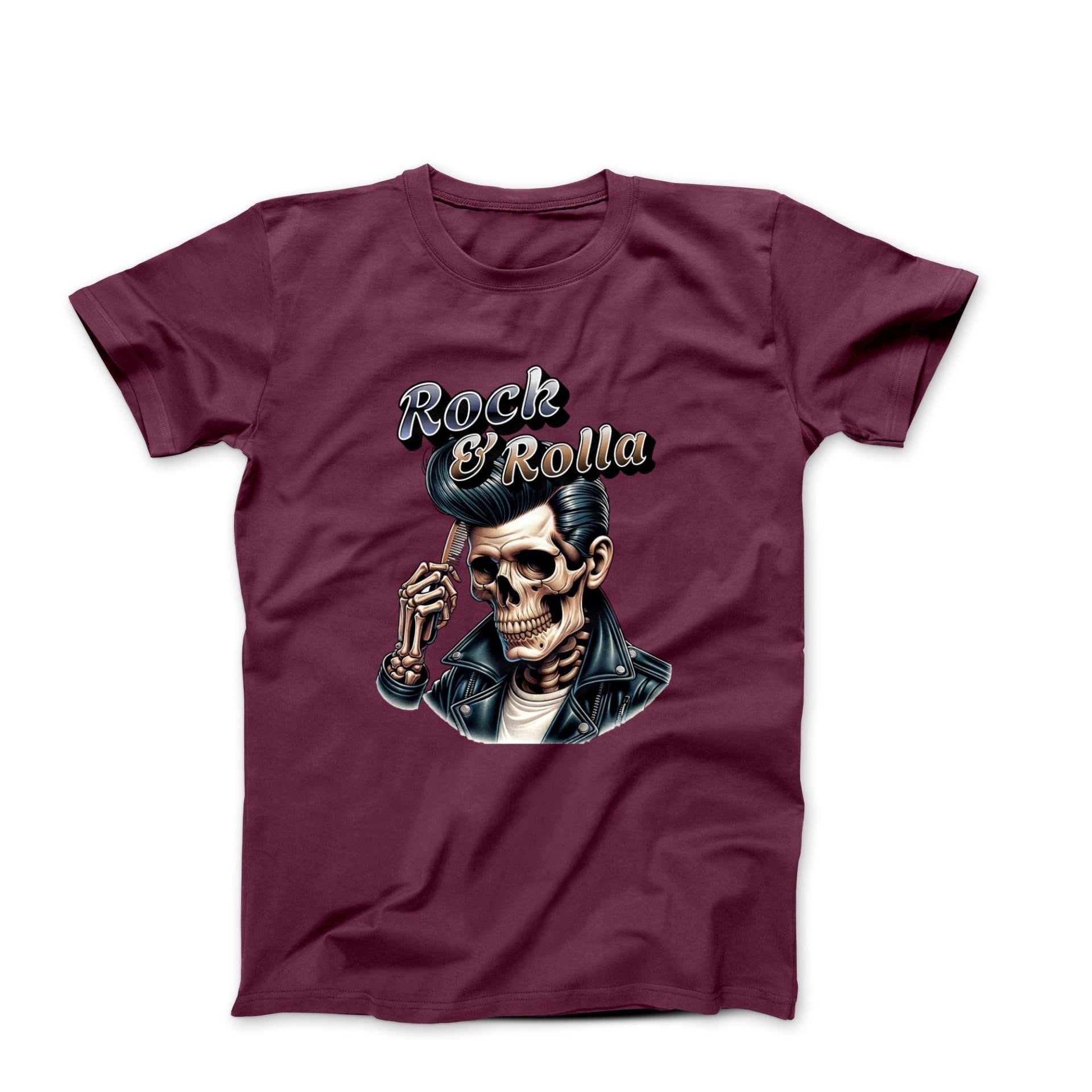 Rock & Rolla Illustration T-shirt - Comics, Movies & Music - Harvey Ltd