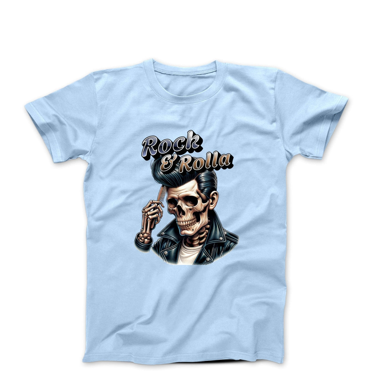 Rock & Rolla Illustration T-shirt - Comics, Movies & Music - Harvey Ltd