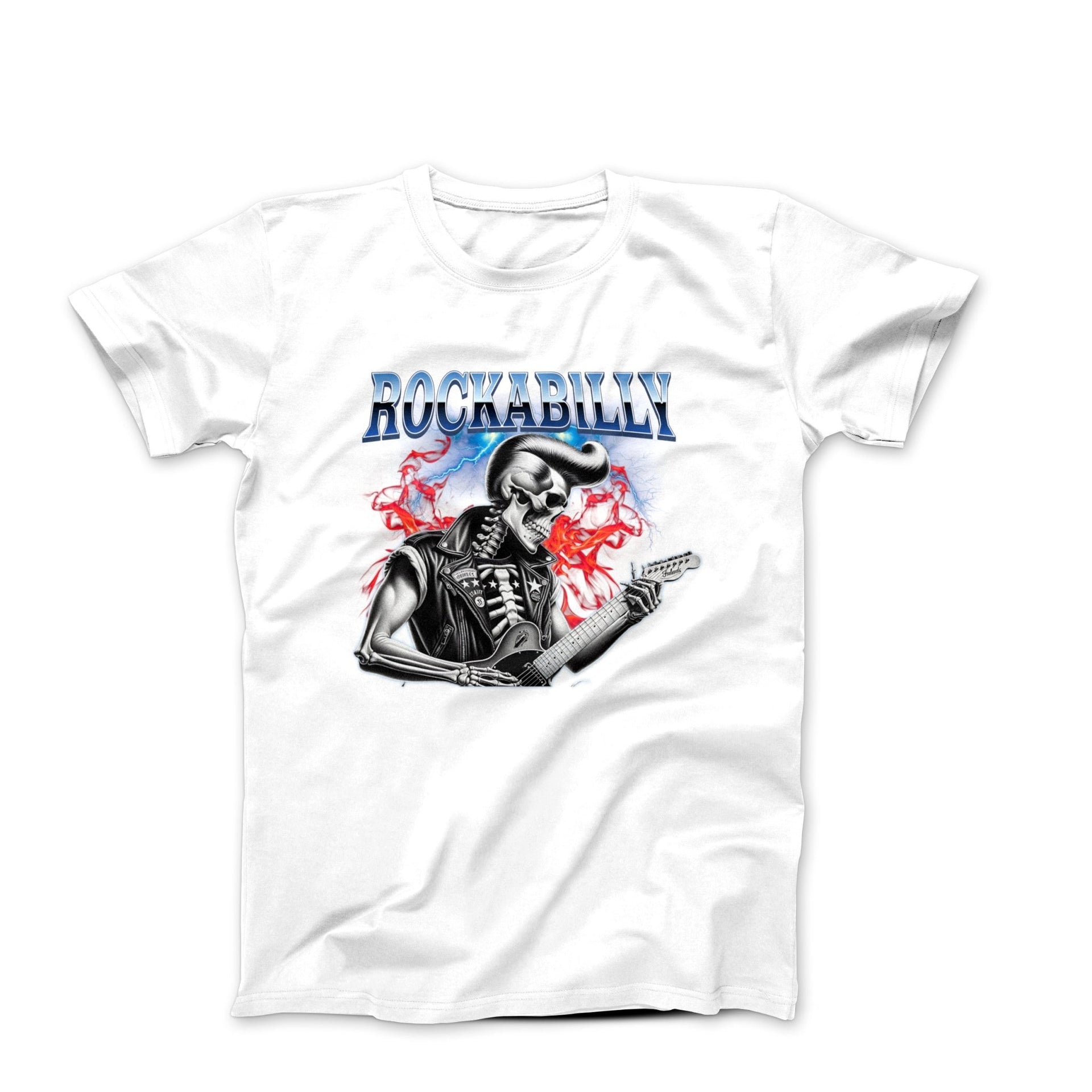 Rockabilly Digital Illustration T-shirt - Movies, TV & Others - Harvey Ltd