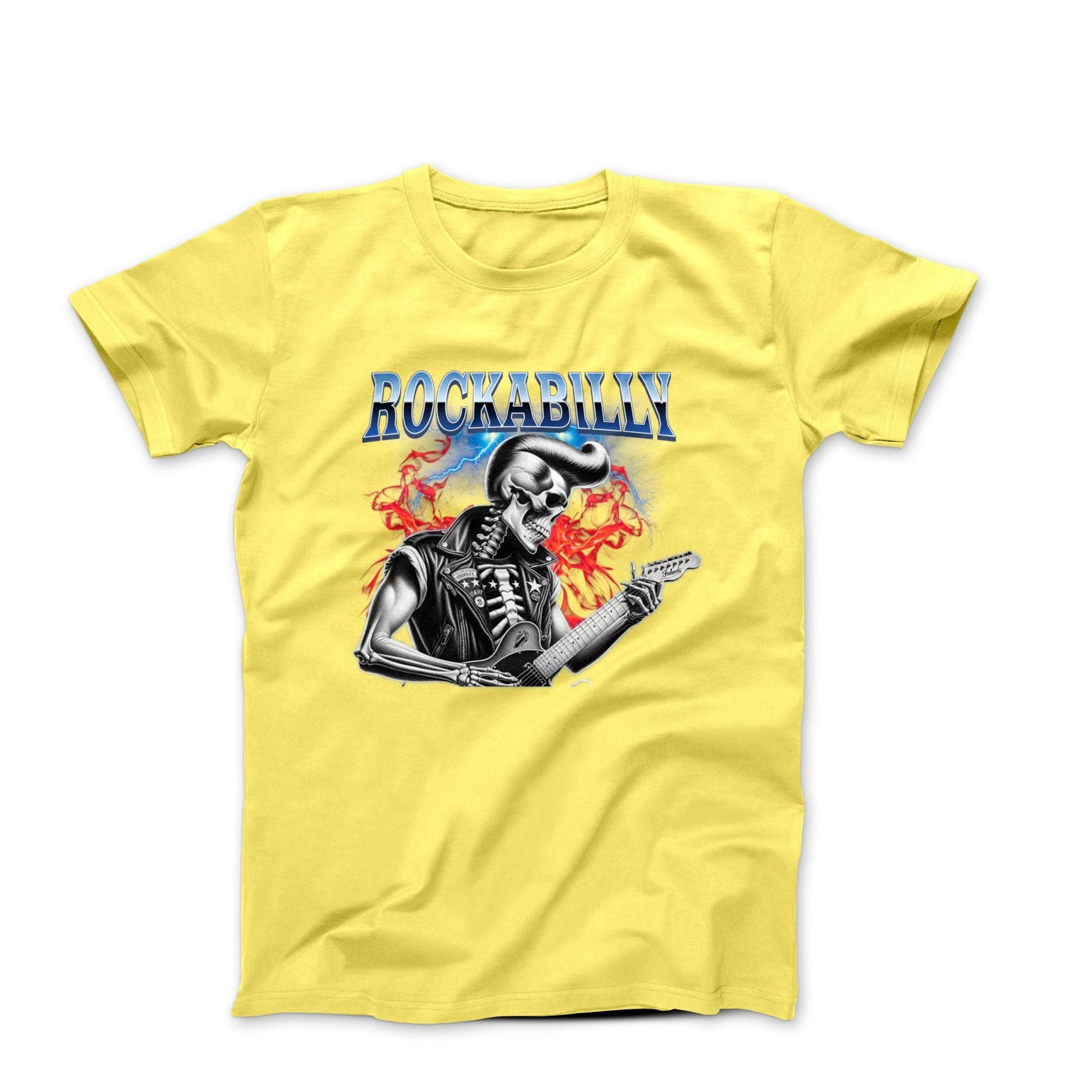 Rockabilly Digital Illustration T-shirt - Movies, TV & Others - Harvey Ltd