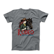 Rodeo Like A Cowgirl Illustration T-shirt - Americana & Patriotic - Harvey Ltd