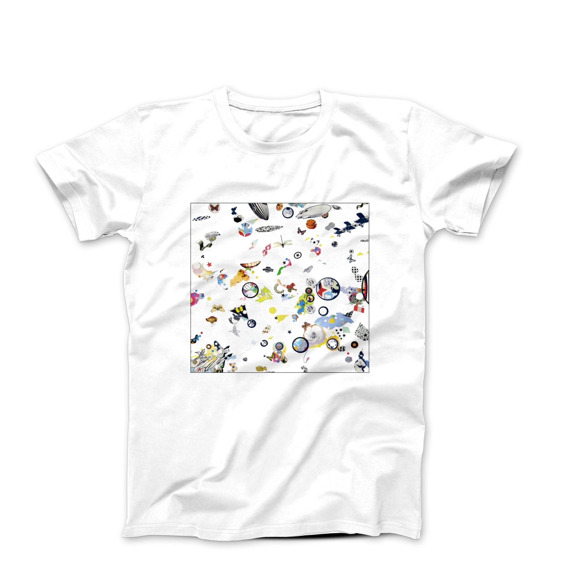 Rotating Wheel (LZ III) 1970 Album Art T-shirt - Comics, Movies & Music - Harvey Ltd